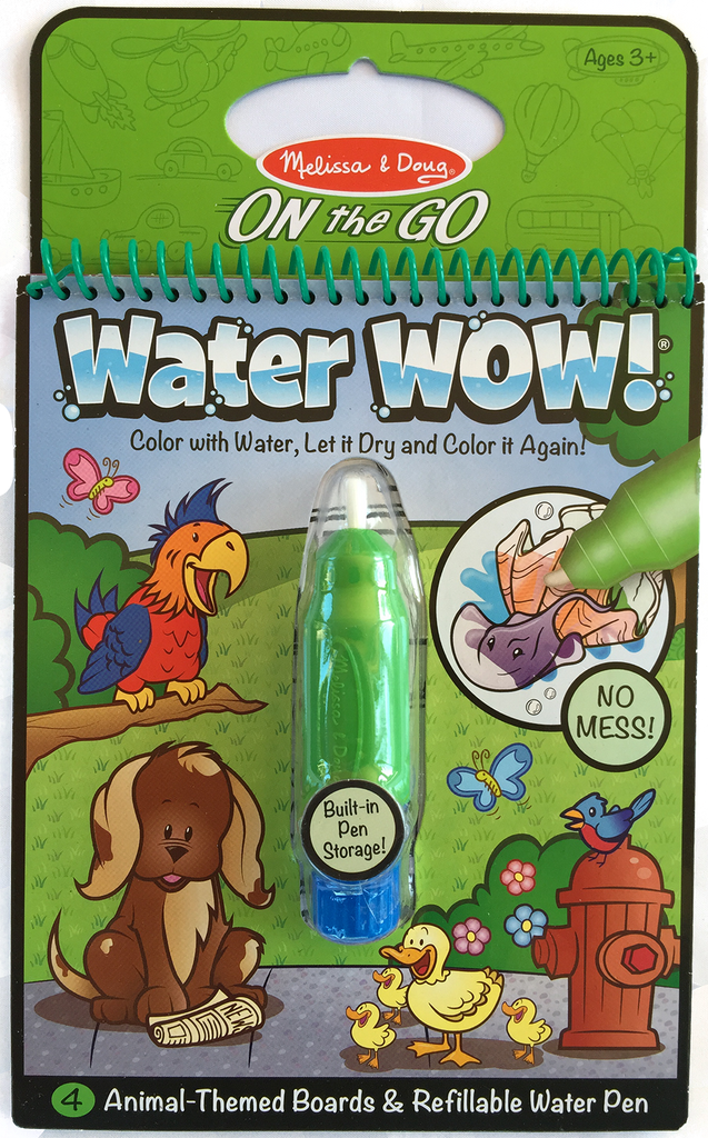Item #: 312 - Melissa & Doug Water Wow Coloring Book – Animal