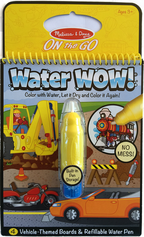 Item #: 310 - Melissa & Doug Water Wow Coloring Book - Vehicles