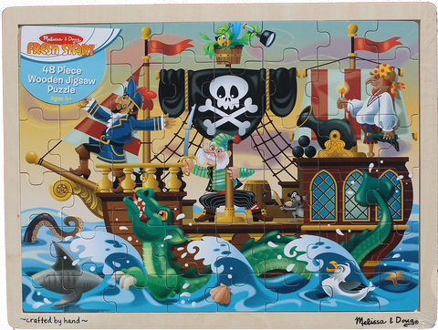 Item #: 121 - Mellisa & Doug Pirate Jigsaw Puzzle